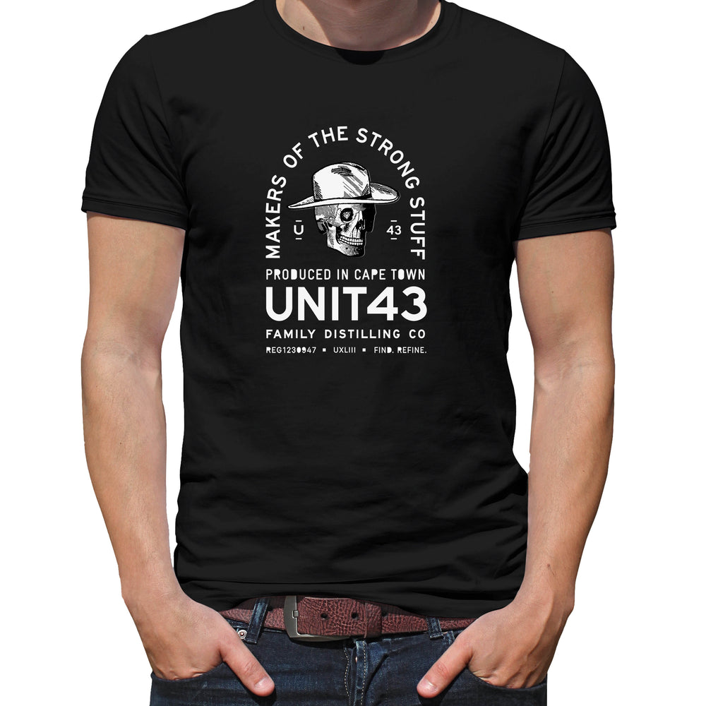 Unit43 Skull Cowboy Black T-Shirt